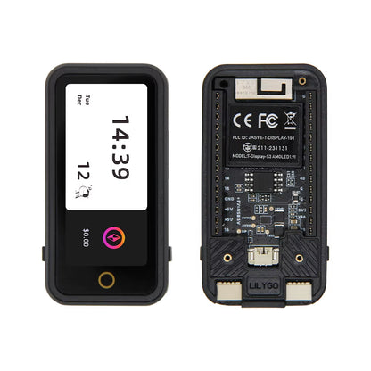 ® T-Display-S3 AMOLED ESP32-S3 1.91-Inch RM67162 AMOLED Display Development Board OLED WIFI Bluetooth 5.0 Wireless Module